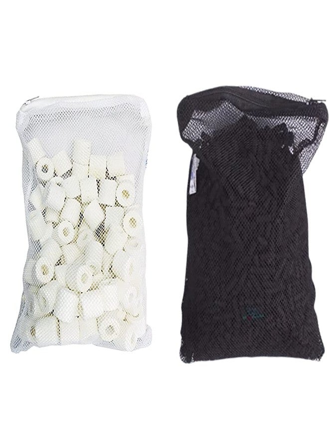 مجموعة وسائط ترشيح VAYINATO® من الكربون النشط 500 غرام وحلقة السيراميك 500 غرام مع حقيبة شبكية من Petzlifeworld - Image 1